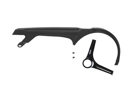 Trek-Diamant Bottom Bracket Mount 2-Piece Chainguard - Čierna