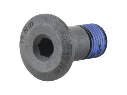 Trek M10x1mm Full Suspension Rocker Pivot Steel Bolt - Čierna