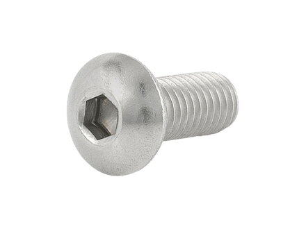 Trek M5x0.8mm Button Head Cap Screw - Strieborná