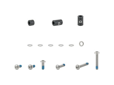 Trek Marlin+ Rack and Fender Hardware set - Strieborná/čierna