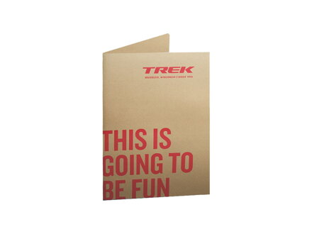 Trek POP A5 Take Home Folder - Bulk Pack - Tmavohnedá/červená