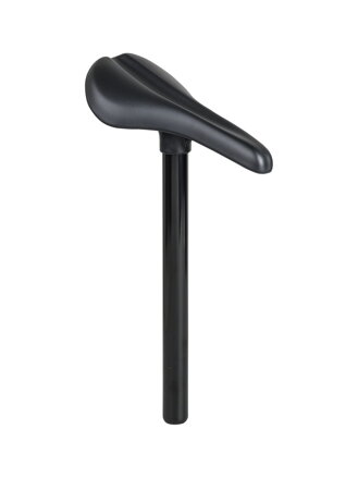 Trek Precaliber 24 Saddle with Integrated Seatpost - Čierna