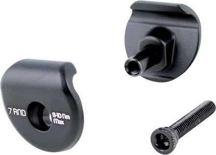 Trek 2-Bolt Seatpost 7x7mm Saddle Clamp Ears - Čierna