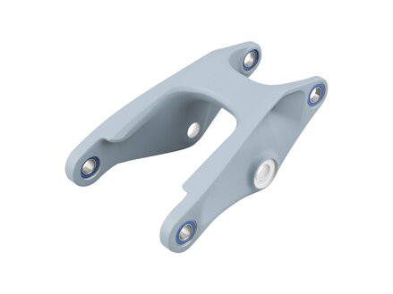 Trek Slash Gen 5 Matte Paint Match Rocker Link - Carbon Models - Battleship Blue/tmavošedá