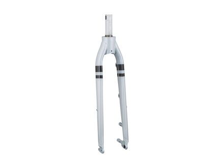 Trek Verve Disc 2024 Threadless Steel Rigid Forks - Plasma Grey Pearl