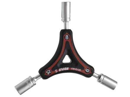 Unior 3-Way Socket Wrench - Čierna