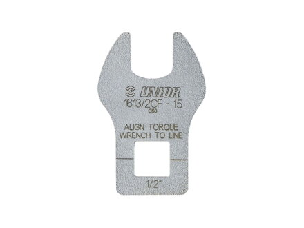 Unior Crowfoot Pedal Wrench - Strieborná