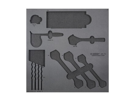 Unior Suspension Bench Drawer 2 Tool Tray - Čierna