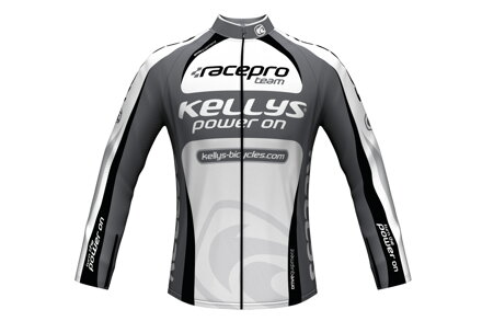 Dres KELLYS PRO Team dlhý rukáv grey - XS