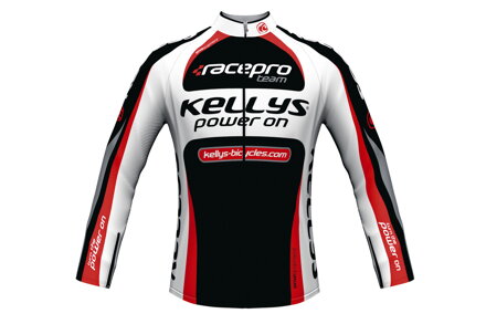 Dres KELLYS PRO Team dlhý rukáv red - XS