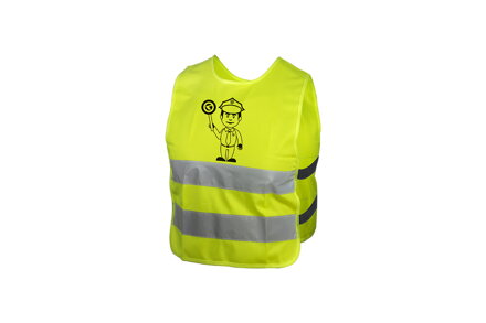 Detská reflexná vesta KELLYS STARLIGHT police - XS