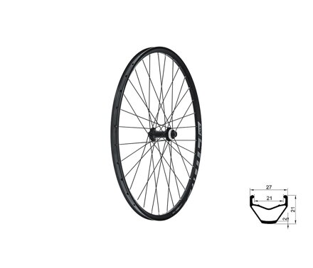 Zapletené koleso predné KLS VALOR 21 DSC F, 28/29", black