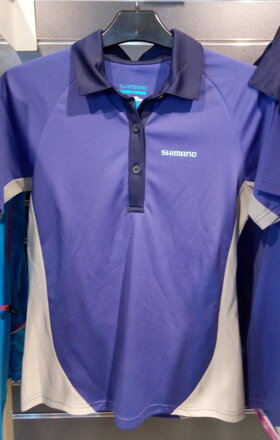Dres POLO dámsky s krátkym rukávom fialový