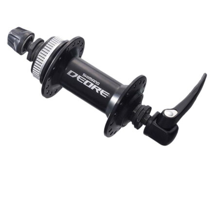 SHIMANO Náboj predný Deore 32d. čierny, CENTER LOCK