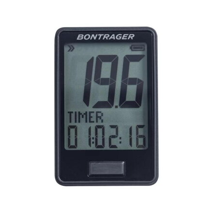 Počítač  Bontrager RIDEtime čierny