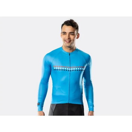 Dres Bontrager Circuit dlhý rukáv modrý
