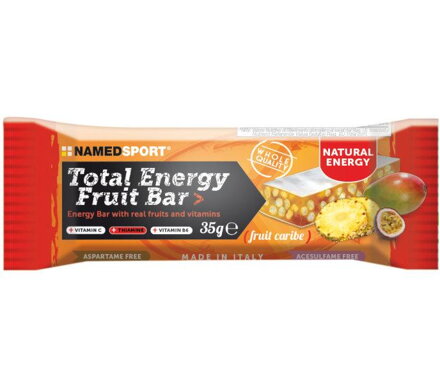 Energetická tyčinka Total Energy NamedSport mix žltého ovocia 35g