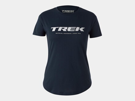 Dámske tričko Trek Origin Logo modré