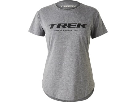 Dámske tričko Trek Origin Logo šedé