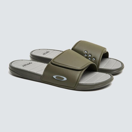 Šľapky Oakley Perf Ellipse Slide zelené