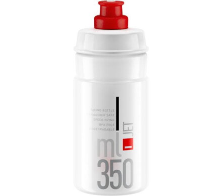 Fľaša JET 350 červené logo