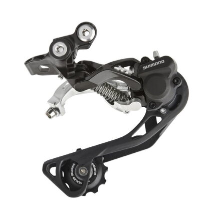 SHIMANO Prehadzovačka XT M786 10k. Super dlhé ramienko čierna