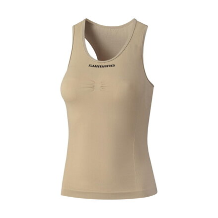SHIMANO Tričko dámske VERTEX SL BASE LAYER bledohnedé