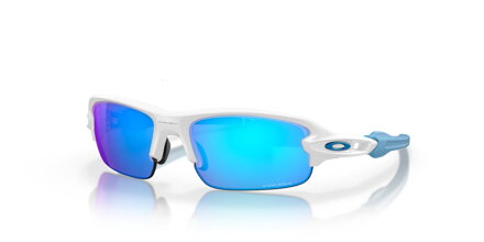 Okuliare Oakley Flak XXS Polished White/Prizm sapphire