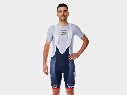 Nohavice s trakmi Santini Trek-Segafredo Team Replica modré