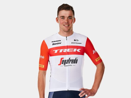 Dres Santini Trek Segafredo Replika biela červená/ Vel:XL