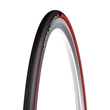 Plášť LITHION3 700X25C (25-622) 60TPI 250g červený pás skladací