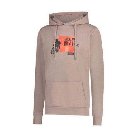 Mikina GRAPHIC HOODIE hnedá