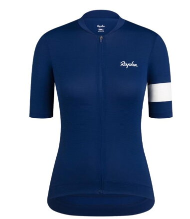 Dámsky cyklistický dres Rapha Core Lightweight modrý