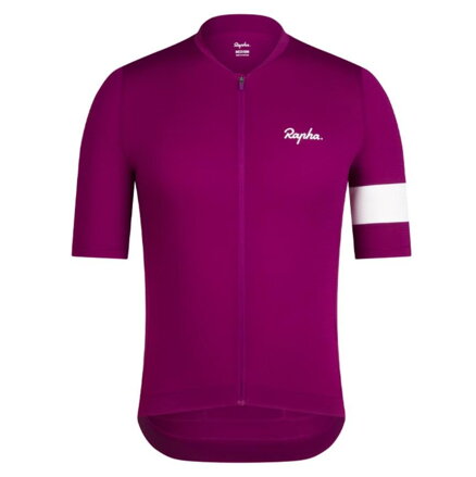 Ľahký základný cyklistický dres Rapha Core fialový