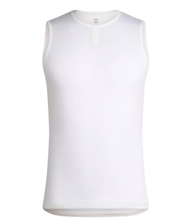 Cyklistická funkčná bielizeň Rapha bez rukávov z ľahkých materiálov biela