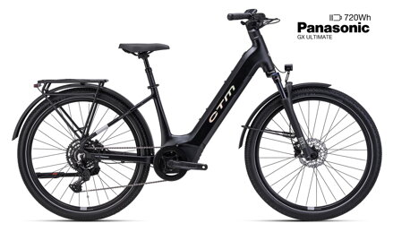Elektrobicykel CTM Metric GX 2.0 matná čierna