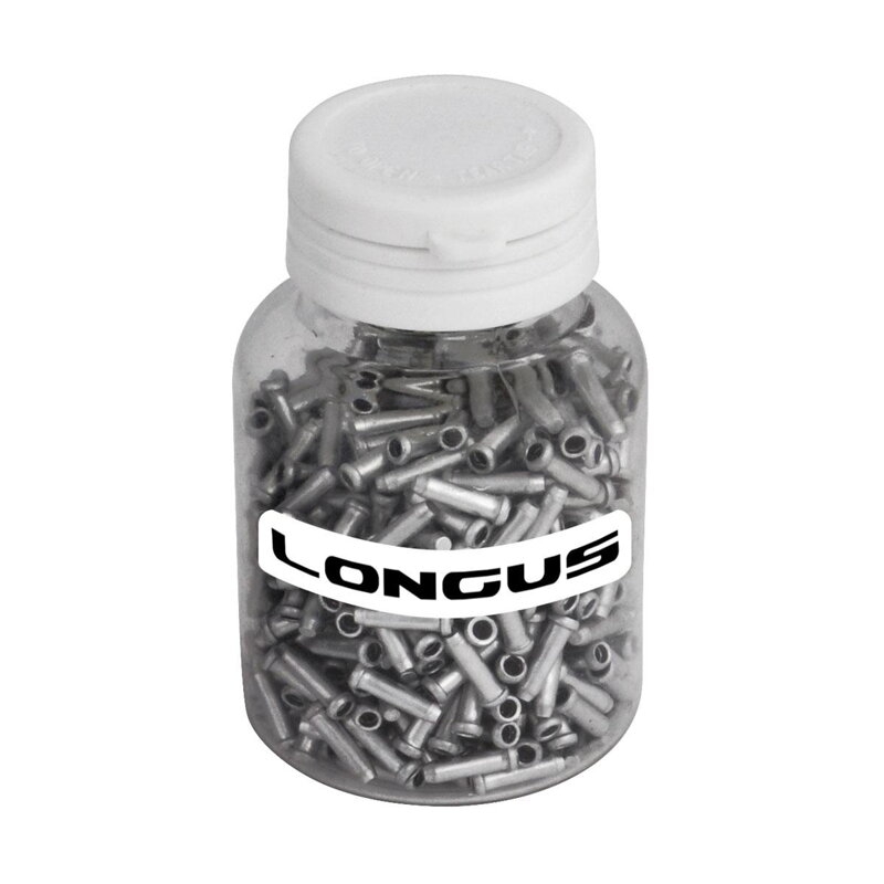 LONGUS Koncovka lanka AL strieborná dóza /500ks LONGUS Koncovka lanka AL strieborná dóza /500ks