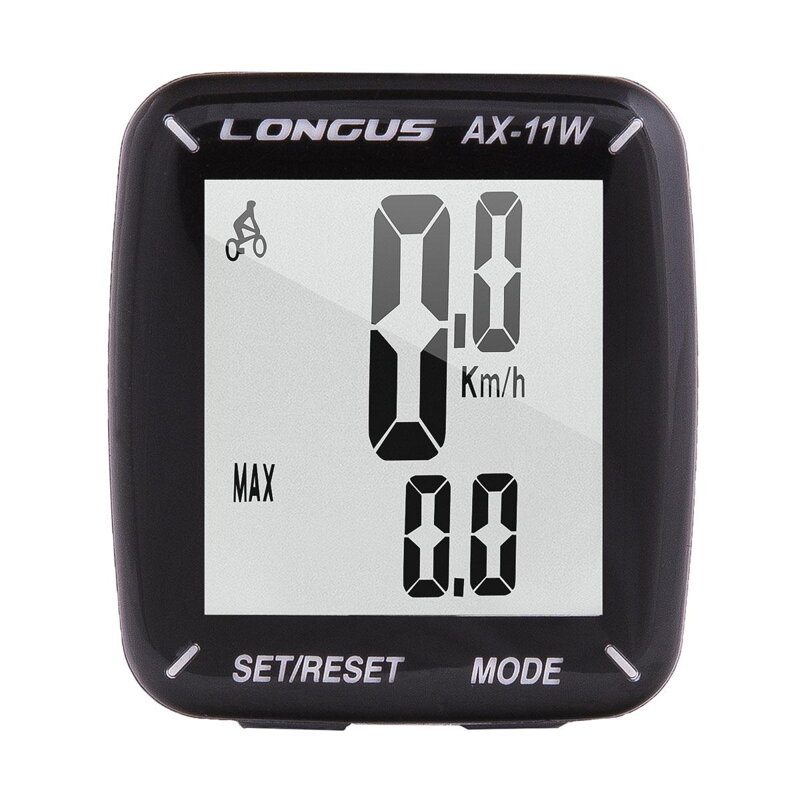 LONGUS Cyklopočítač AX-11W 11f čierny LONGUS Cyklopočítač AX-11W 11f čierny