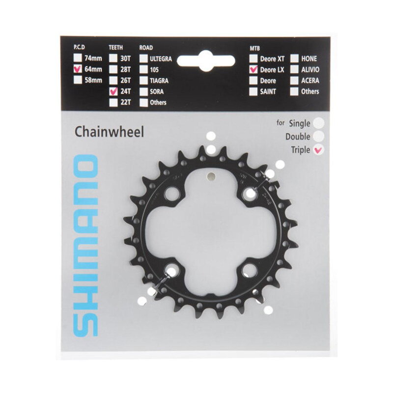SHIMANO FC-M660 Prevodník 24z. SLX 10-k. čierny 64mm SHIMANO FC-M660 Prevodník 24z. SLX 10-k. čierny 64mm