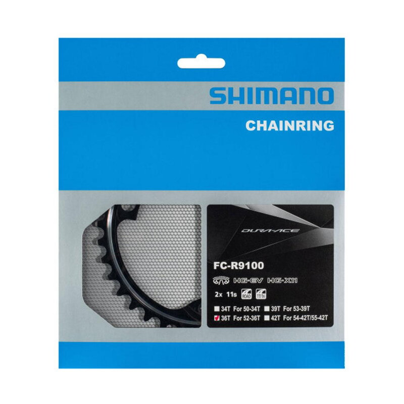 SHIMANO FC-R9100 Prevodník 36z. Dura Ace čierny 110mm SHIMANO FC-R9100 Prevodník 36z. Dura Ace čierny 110mm