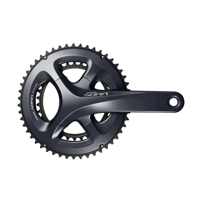 SHIMANO FC-R3000 Stred Sora 175mm 50/34z. 9-k. dvojdielny bez ložiska SHIMANO FC-R3000 Stred Sora 175mm 50/34z. 9-k. dvojdielny bez ložiska