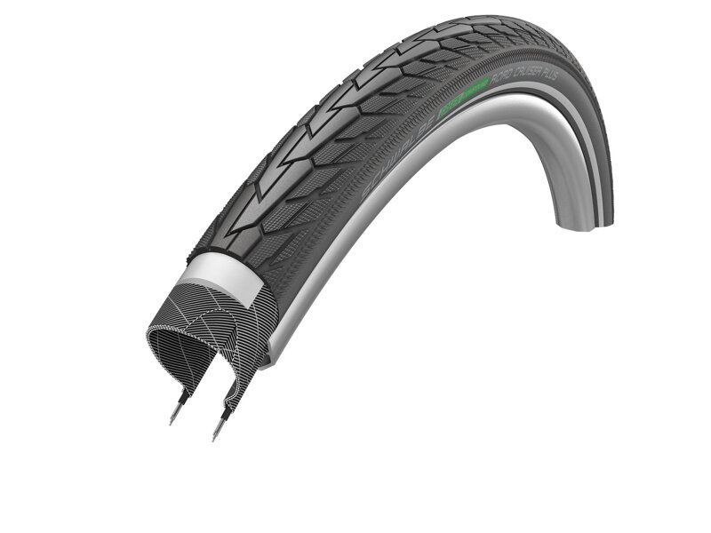 SCHWALBE Plášť ROAD CRUISER PLUS (47-559) 26x1.75 PunctureGuard 50EPI 825g Reflex  Green
