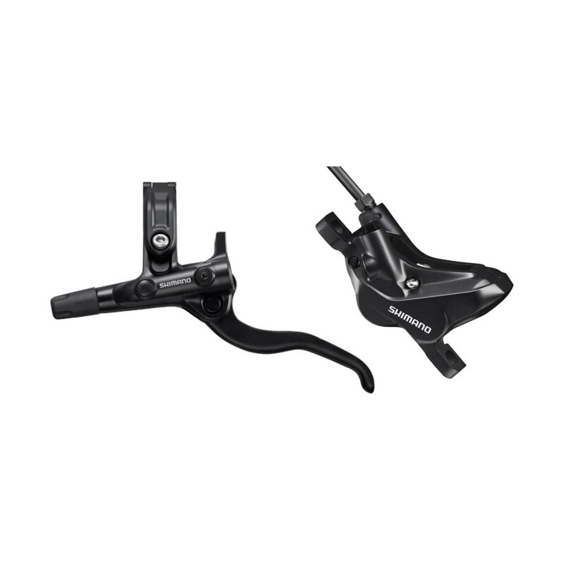 SHIMANO . E-MT420 Brzda hydr BL-MT4100/BR-MT420 predná čierna Post Mount 1000mm had.+platn. D03S