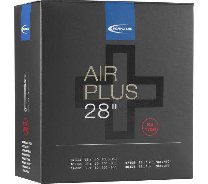 SCHWALBE Duša AIR PLUS SV17AP 700x37/45C FV (37/47-622/635) 40mm 270g SCHWALBE Duša AIR PLUS SV17AP 700x37/45C FV (37/47-622/635) 40mm 270g