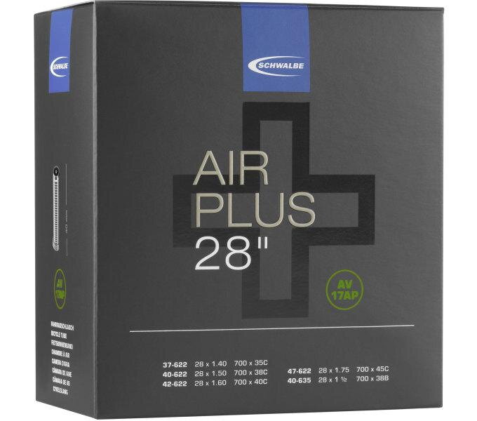 SCHWALBE Duša AIR PLUS AV17AP 700x37/45C AV(37/47-622/635) 40mm 270g SCHWALBE Duša AIR PLUS AV17AP 700x37/45C AV(37/47-622/635) 40mm 270g