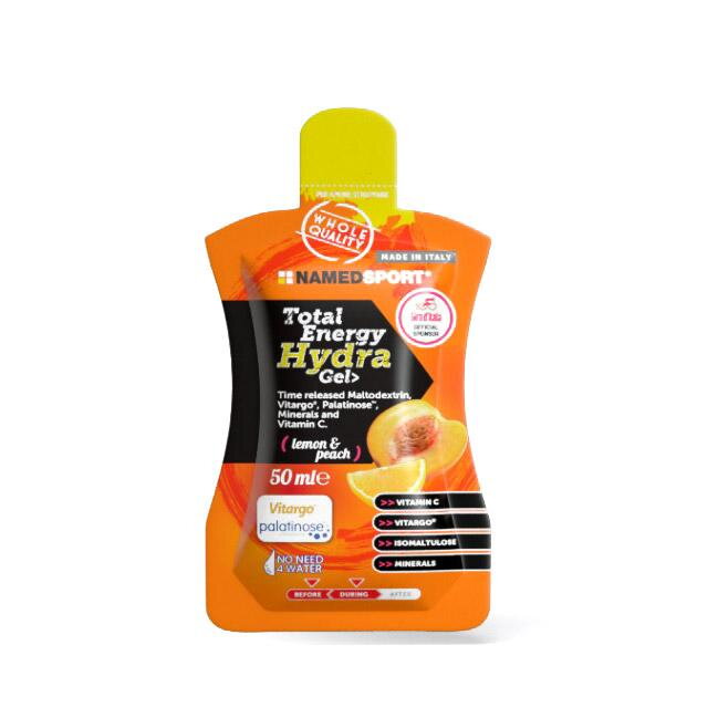 NAMEDSPORT Gél TOTAL ENERGY HYDRA citrón-broskyňa 50ml NAMEDSPORT Gél TOTAL ENERGY HYDRA citrón-broskyňa 50ml