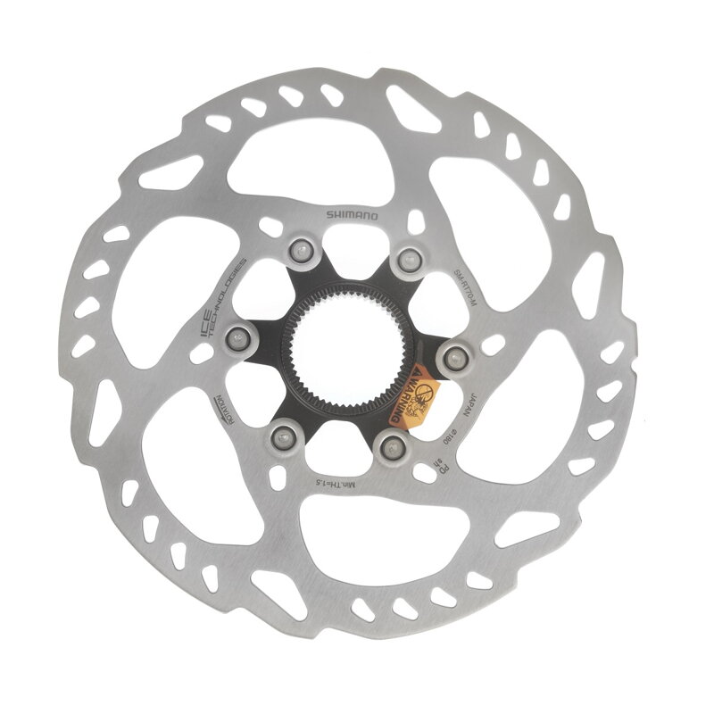 SHIMANO SM-RT70 Kotúč brzdový 180mm Center Lock Ice Tech (vonk. uťahov.) SHIMANO SM-RT70 Kotúč brzdový 180mm Center Lock Ice Tech (vonk. uťahov.)