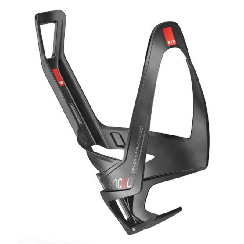 ELITE Košík ROCKO CARBON čierno/červený matný ELITE Košík ROCKO CARBON čierno/červený matný