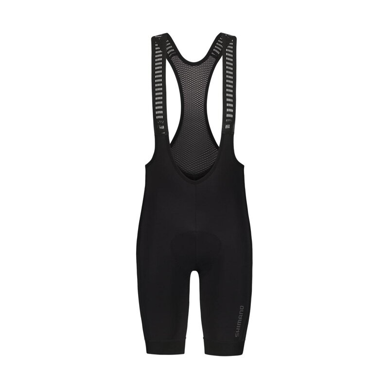SHIMANO Nohavice VERTEX THERMAL SHORTS zateplené s trakmi čierne SHIMANO Nohavice VERTEX THERMAL SHORTS zateplené s trakmi čierne