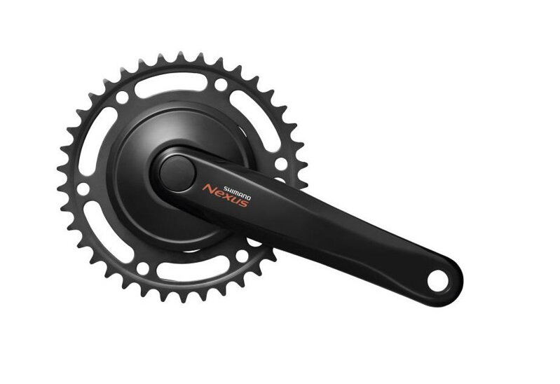 SHIMANO Stred Nexus FC-C600 170mm 38z. čierny SHIMANO Stred Nexus FC-C600 170mm 38z. čierny